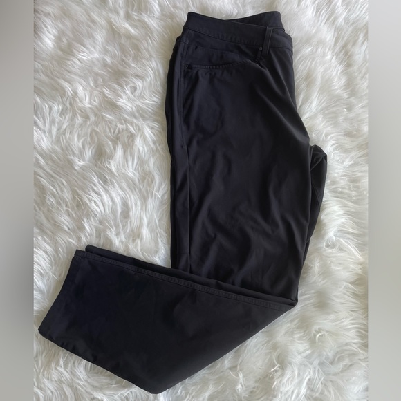 🔥Lululemon | Men’s Slim ABC Pants Size 38 Waist, 32 Length in Color Black - Picture 1 of 15